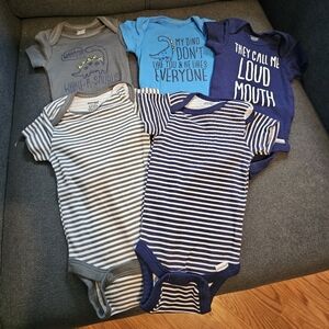 Onsie brand 0-3 month onsies